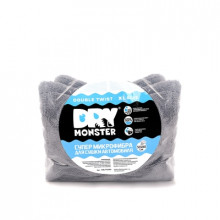 Dry Monster Double Twisted XL микрофибра для сушки двухсторонняя темно-серая 50х80см, 1400г/м2