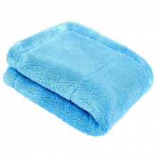 Микрофибровое полотенце без окантовки Люкс для рассполировки Синее PURESTAR Blue Various Buffing Towel, 40х40см