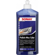 Цветной полироль с воском (Синий) Sonax Nano Pro 0.5л. 296200