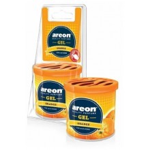 Ароматизаторы для автомобиля банка AREON "Gel CAN BLISTER"  Апельсин/ Orange(6/72 шт.)