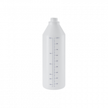 Бутылка мерная пластиковая, устойчивая к химиям, 1л. 7133.F001