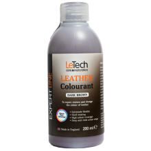 LeTech Краска для кожи 200мл (Leather Colourant) DARK BROWN EXPERT LINE