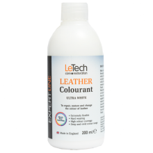 LeTech Краска для кожи 200мл (Leather Colourant) White Ultra EXPERT LINE