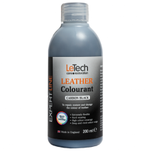 LeTech Краска для кожи 200ml (Leather Colourant) Black Carbon EXPERT LINE