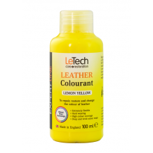 LeTech Краска для кожи 100мл (Leather Colourant) Lemon Yellow EXPERT LINE