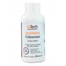 LeTech Краска для кожи 100мл (Leather Colourant) White Ultra EXPERT LINE