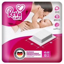 Пеленки одноразовые впитывающие REVA CARE 40*60 10шт