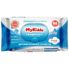 Салфетки влажные Детские MYKIDDO с пантенолом 96шт