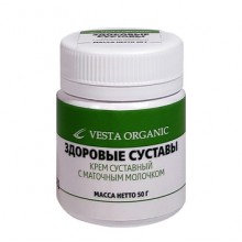 VESTA ORGANIC КРЕМ ЗДОРОВЫЕ СУСТАВЫ (с маточным молочком)50гр