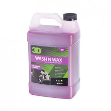 201G01 3D Wash N Wax шампунь с воском для ручной мойки автомобиля, 3.78л